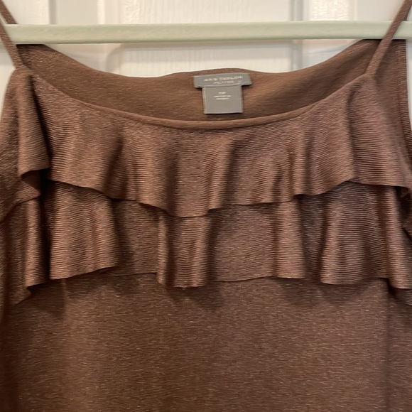 AnnTaylor Ruffle Shell/Camisole - Picture 2 of 5